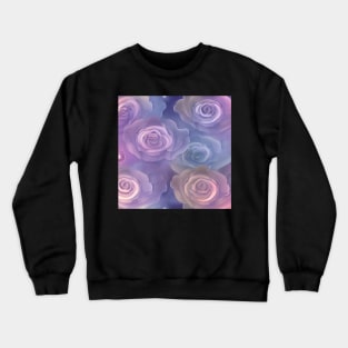 Gentle Pastel Roses Crewneck Sweatshirt